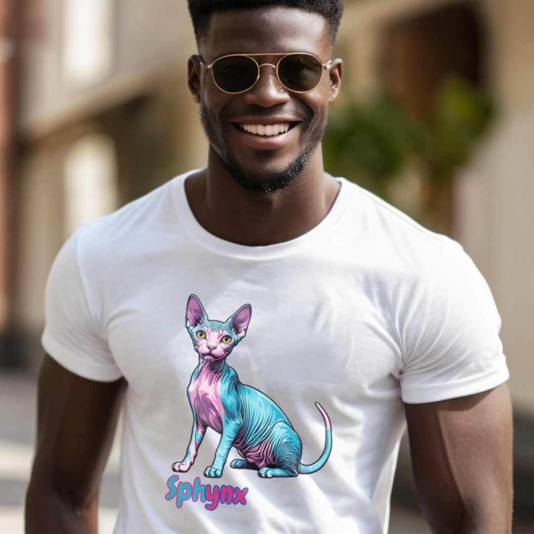 Camiseta Gato Sphynx PopArt