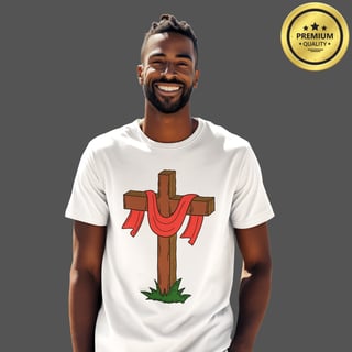 Camiseta Masculina Premium Cruz Vazia