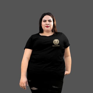 Camiseta Feminina Plus Size Domínio Evangélico Símbolo
