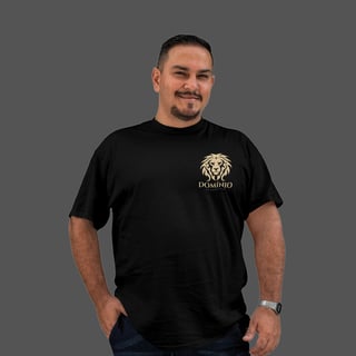Camiseta Masculina Plus Size Domínio Evangélico Símbolo