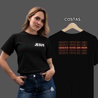 Camiseta Feminina Cristo Vive em Mim