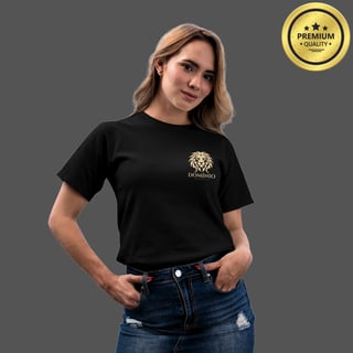 Camiseta Feminina Premium Domínio Evangélico Símbolo