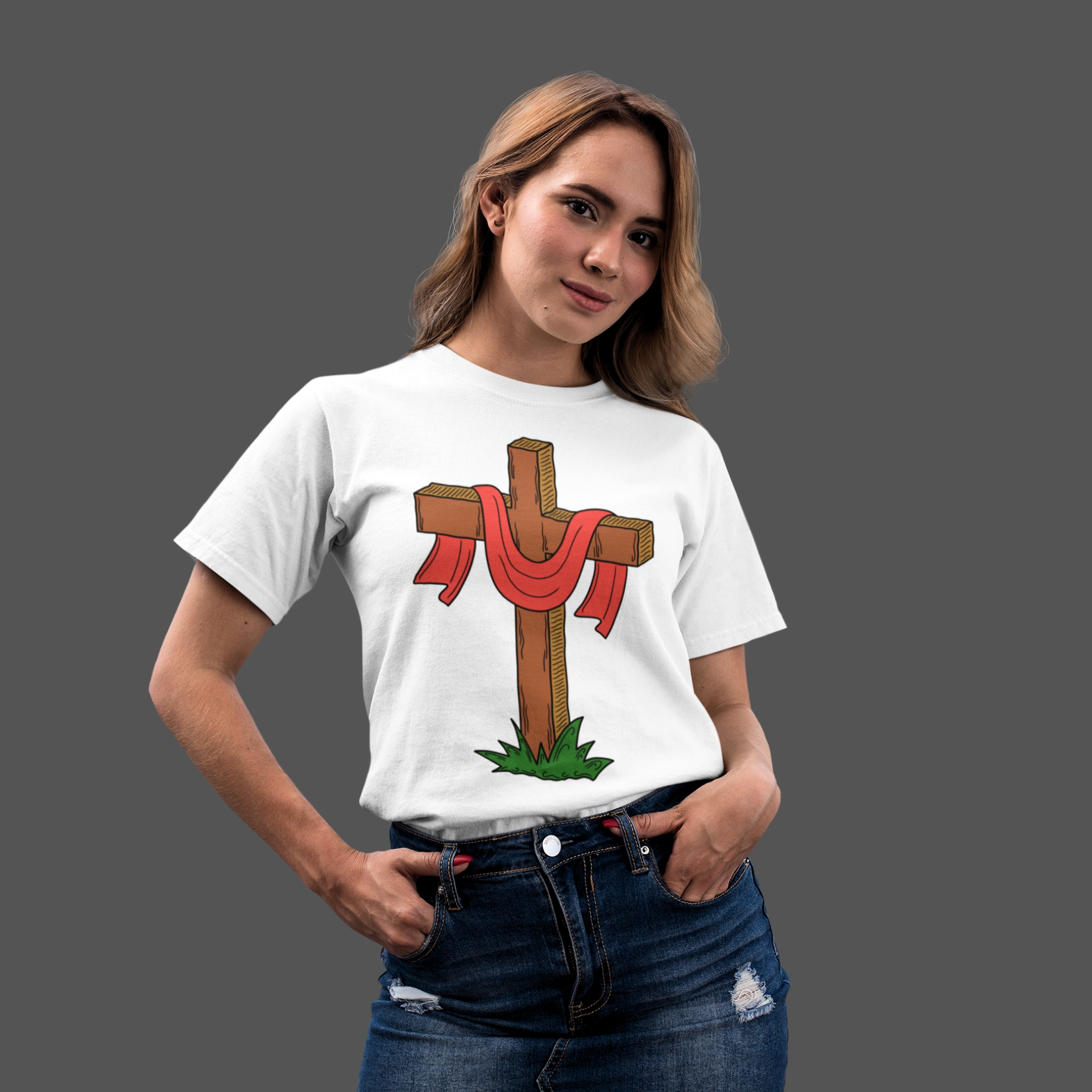 Camiseta Feminina Cruz Vazia