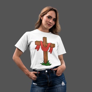 Camiseta Feminina Cruz Vazia