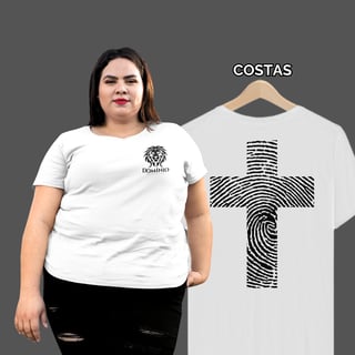 Camiseta Feminina Plus Size Identidade em Cristo