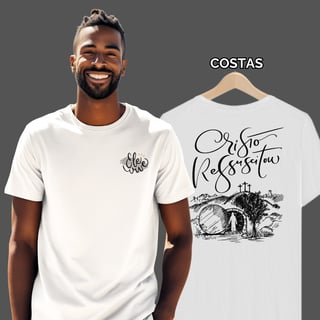Camiseta Masculina Cristo Ressuscitou