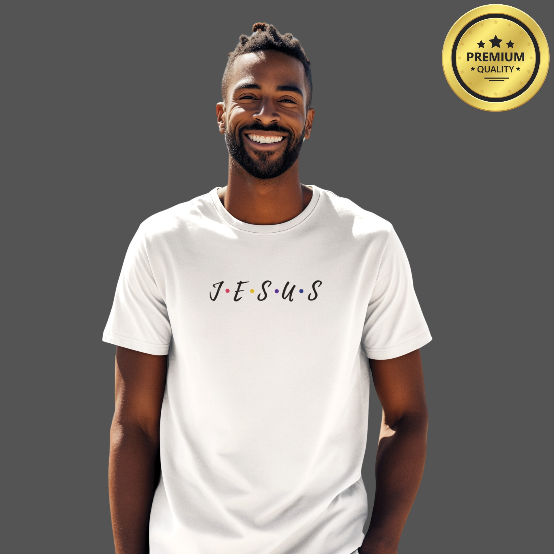 Camiseta Masculina Premium Jesus