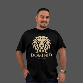 Camiseta Masculina Plus Size Domínio Evangélico