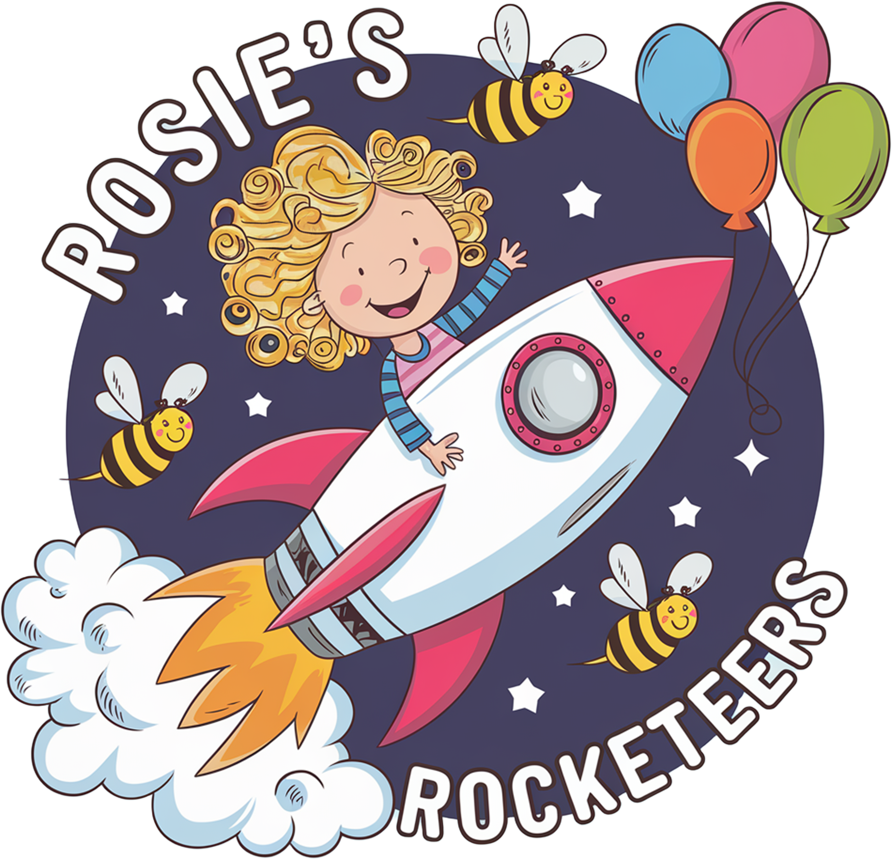 Nome do produto: Classic Infantil Estampa Menina Foguete Space