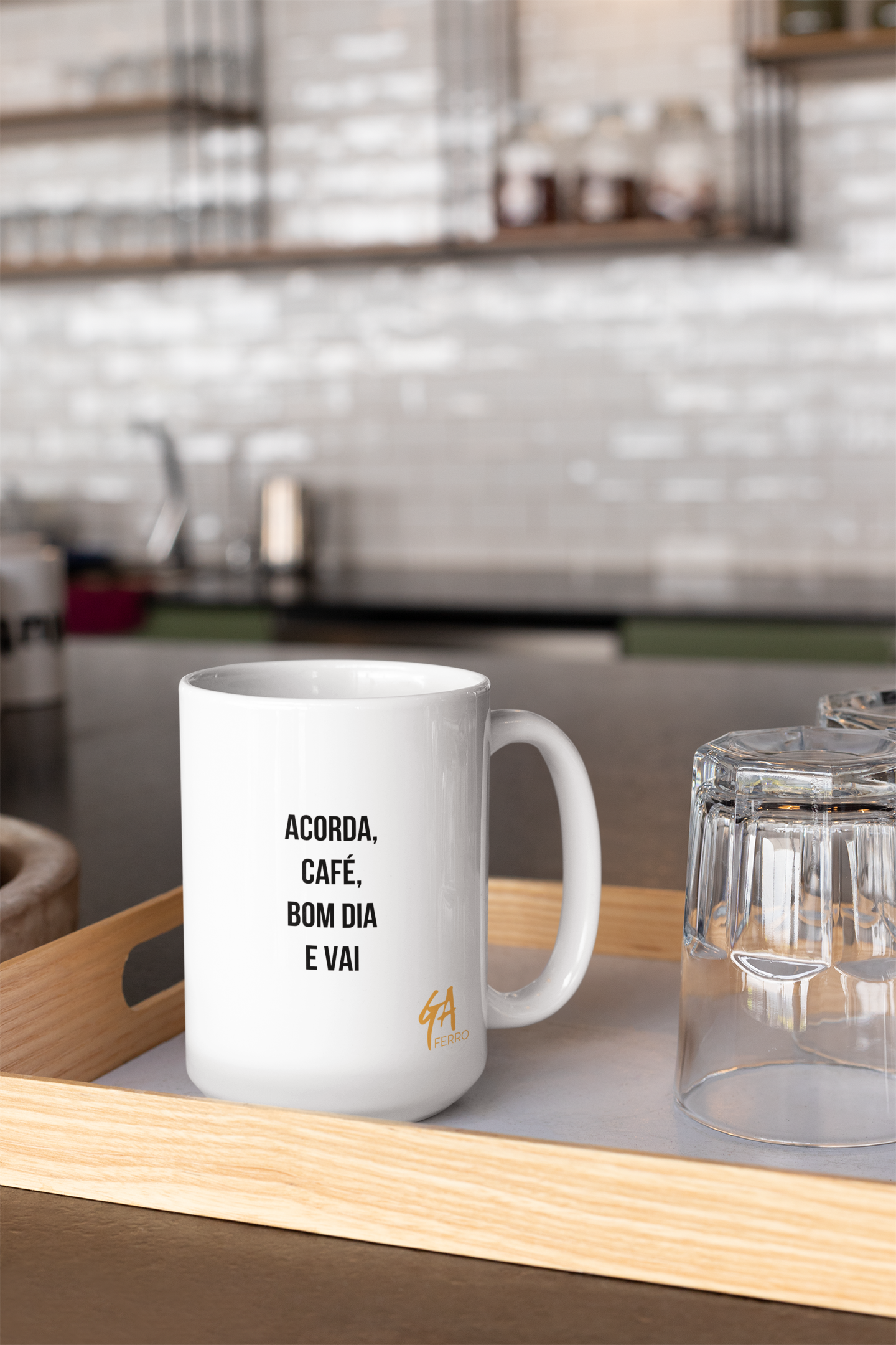 Nome do produto: Acorda, café, bom dia e vai!