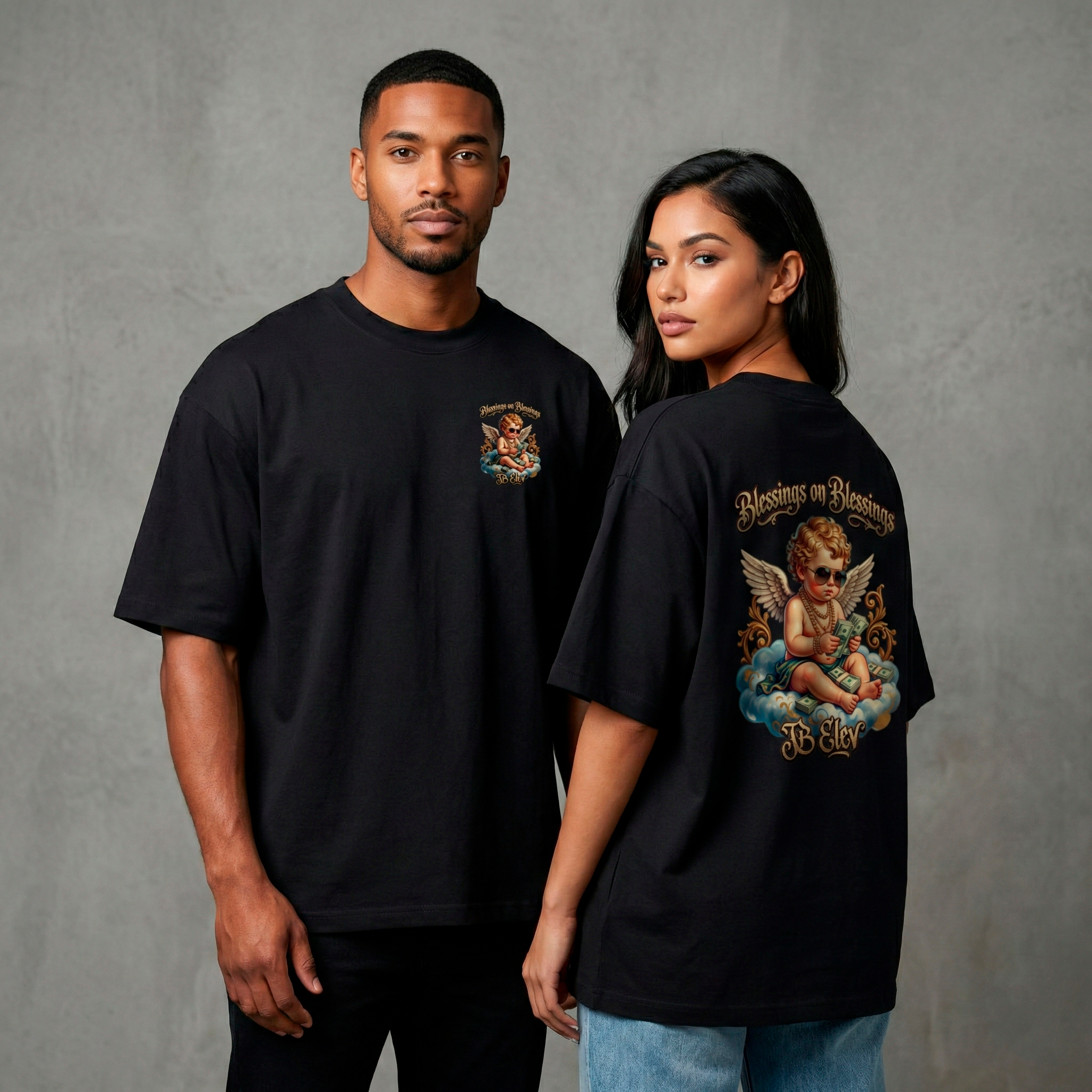 Oversized Blessed Hustler