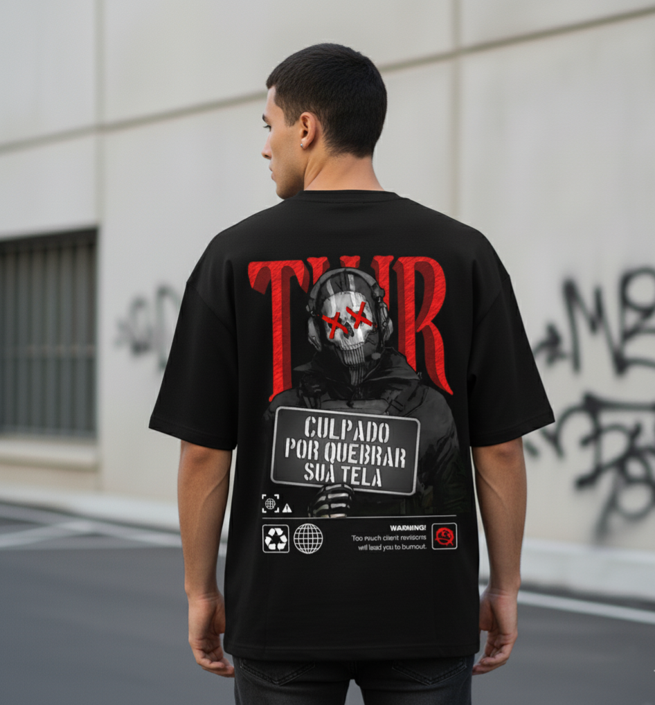 Camisa Ghost Culpado Oversized