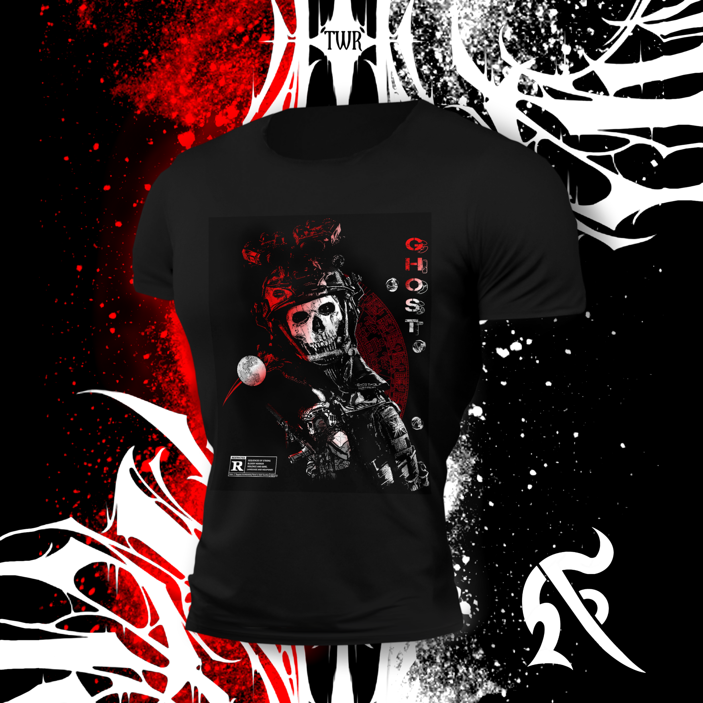 Camisa Ghost de Sangue