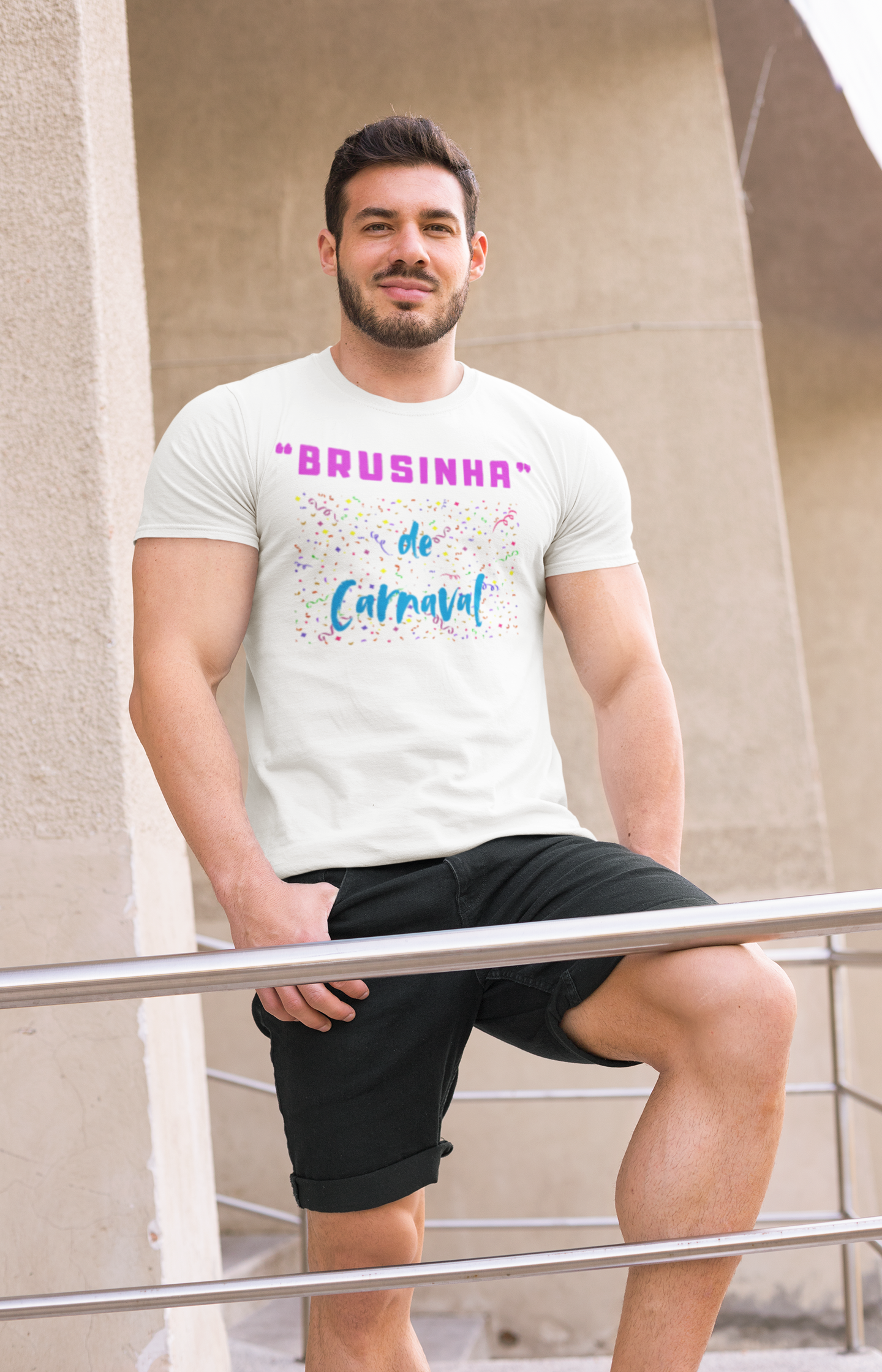 Camiseta Masculina - Brusinha de Carnaval