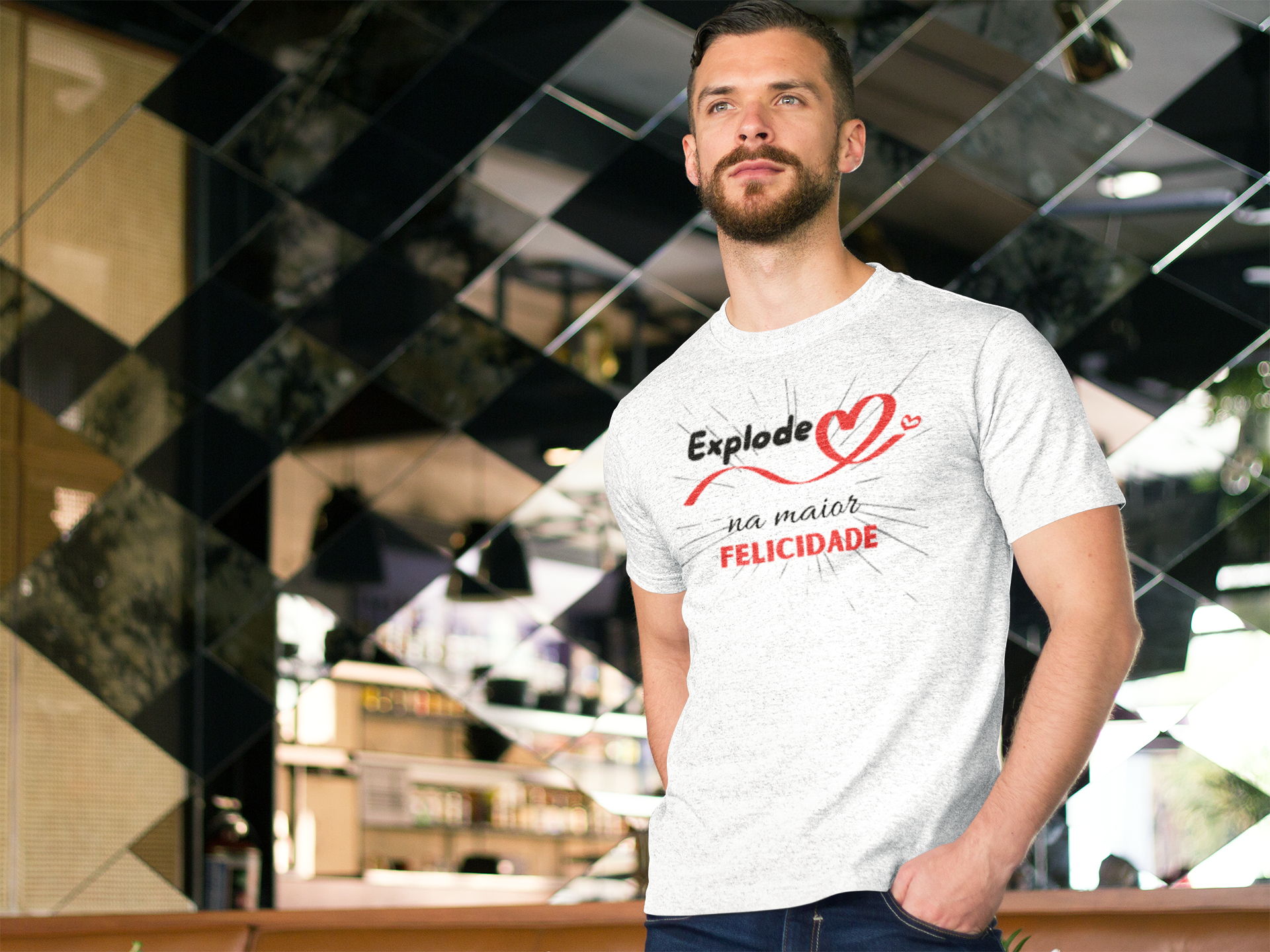 Camiseta Masculina - Explode