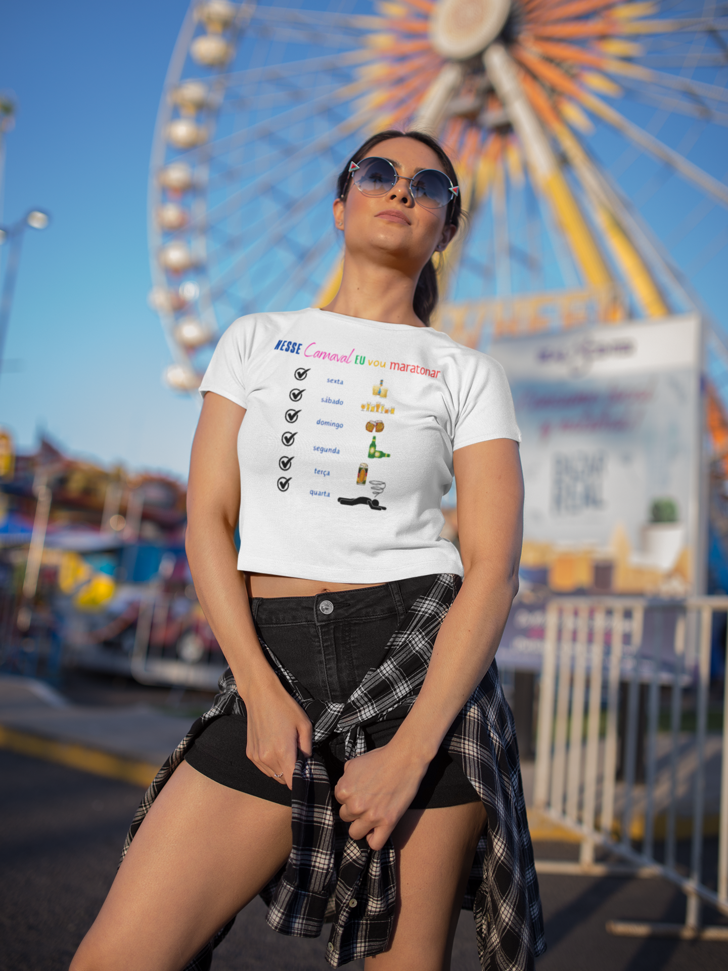 Camiseta Baby Look - Maratonar