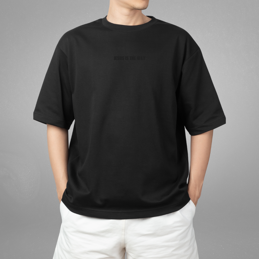 Nome do produto: Jesus Is The Way Minimal - Deep Black