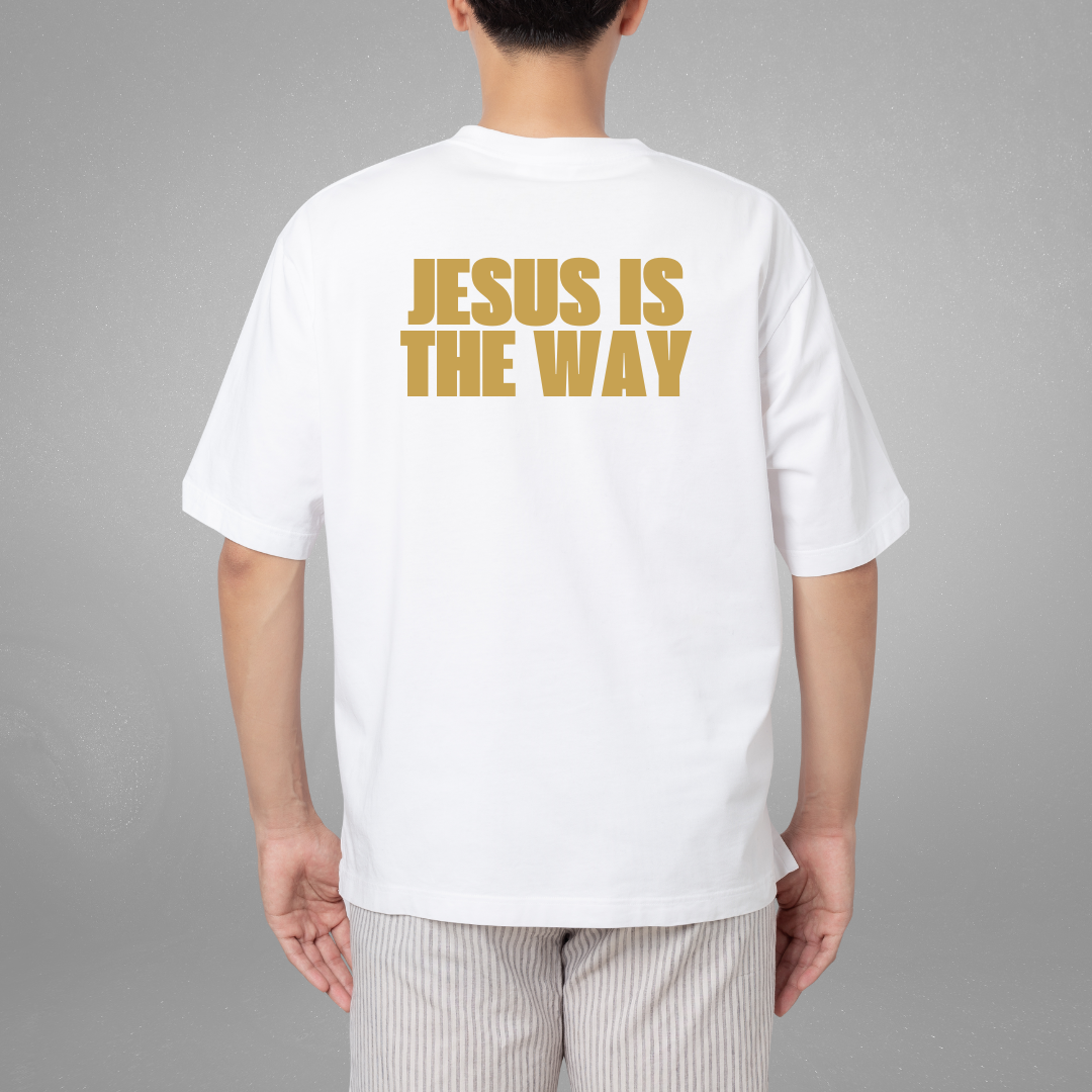 Nome do produto: Jesus Is The Way - White & Gold