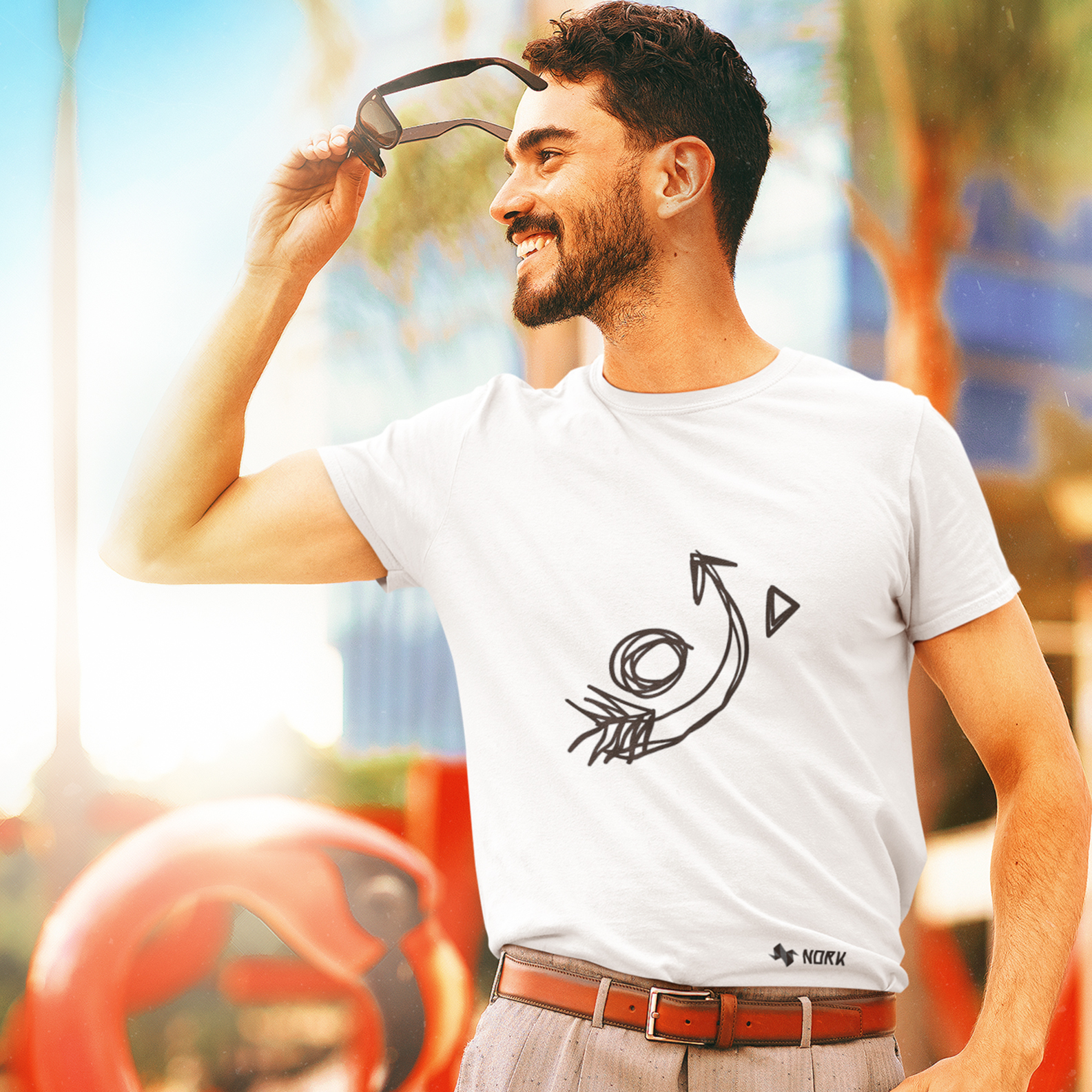 Nome do produto: Camisa Nork Rabisco Circulo em Movimento Prime