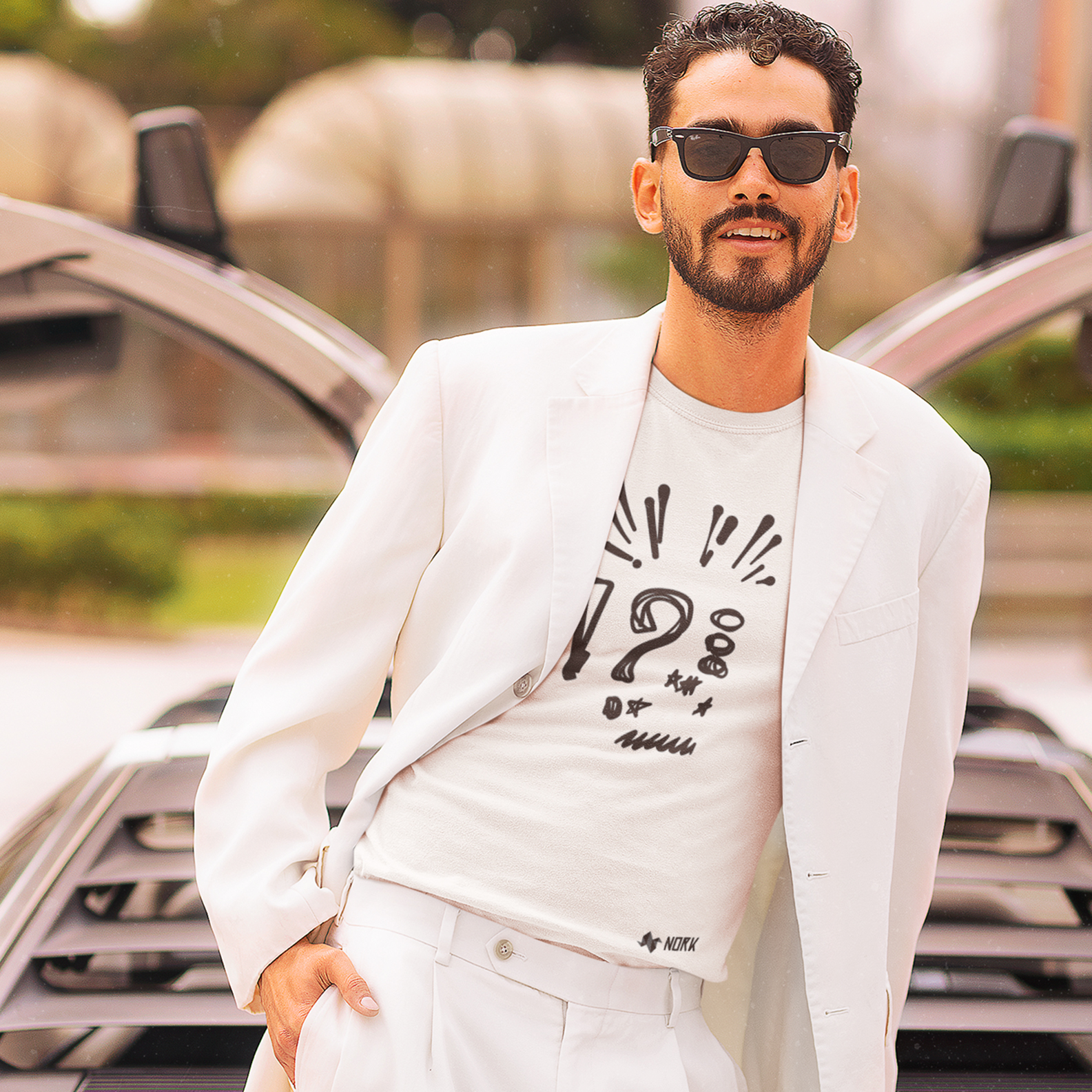 Nome do produto: Camisa Nork Rabisco Expressão em Símbolos