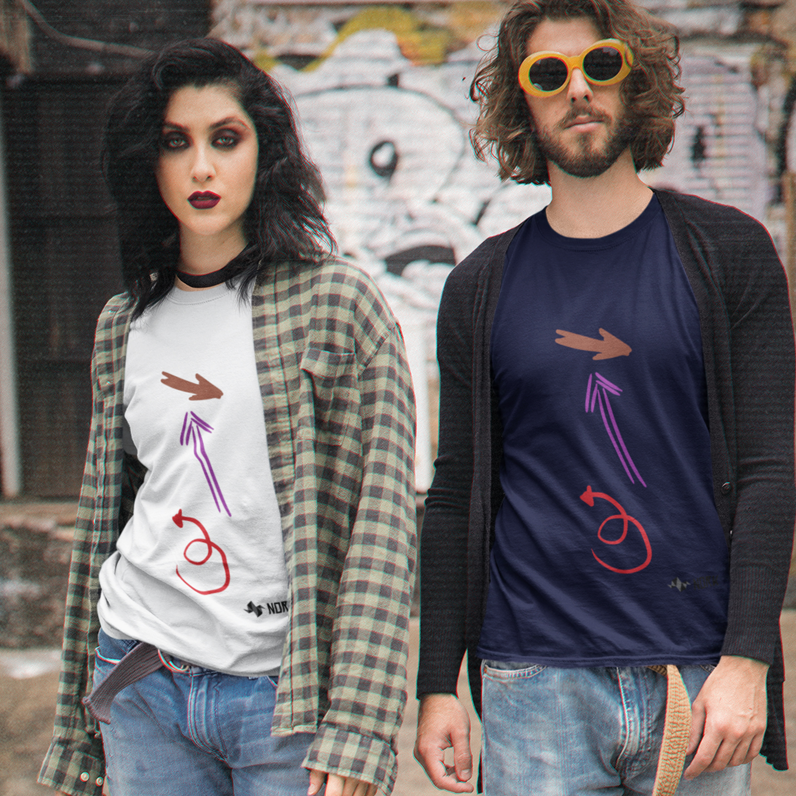 Nome do produto: Camisa Nork Rabisco Dinâmica em Movimento Prime