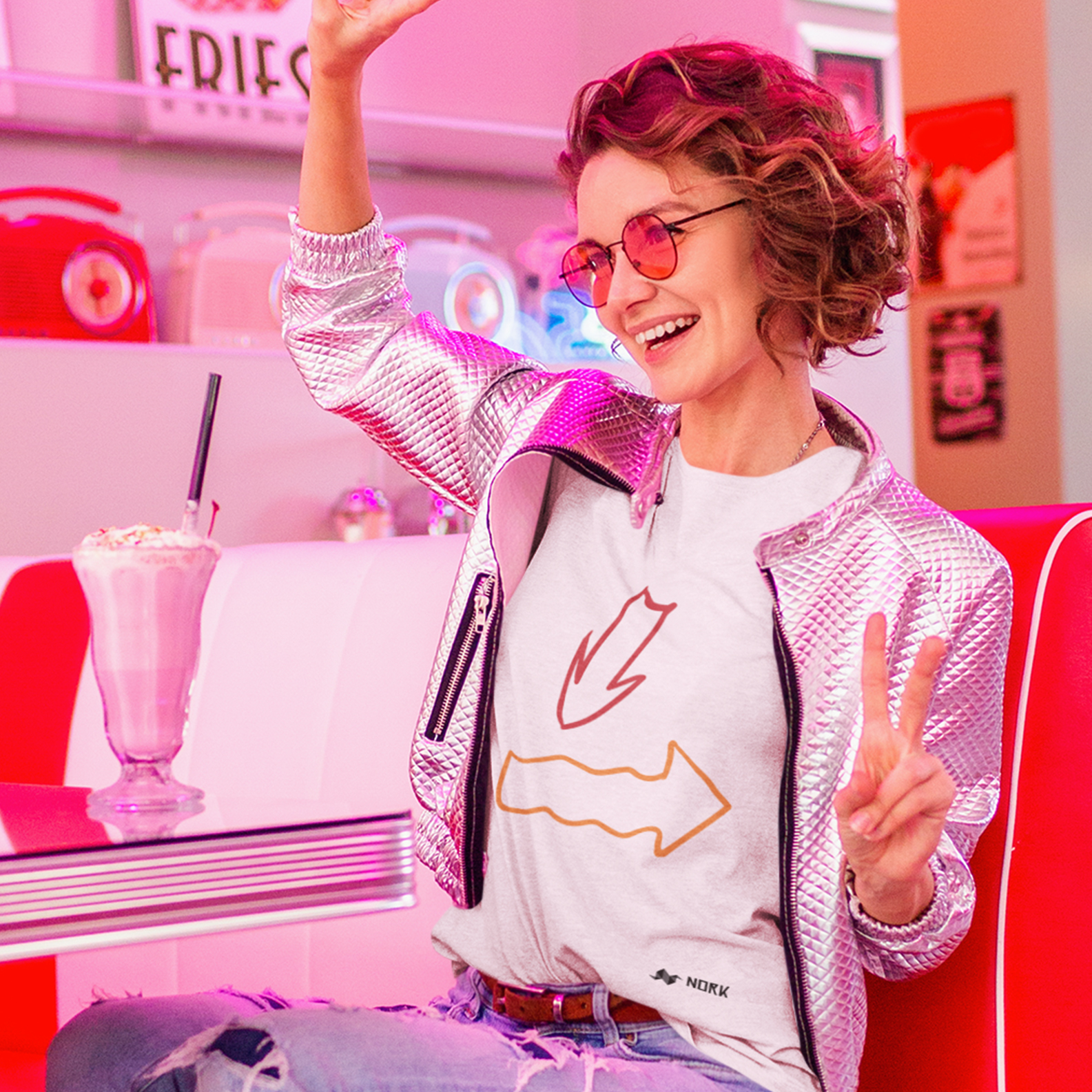 Nome do produto: Camisa Nork Rabisco Fluxo Dinâmico Prime