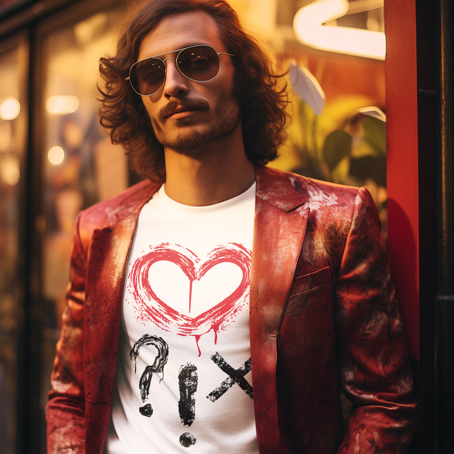 Nome do produto: Camisa Nork Rabisco Amor em Conflito Prime