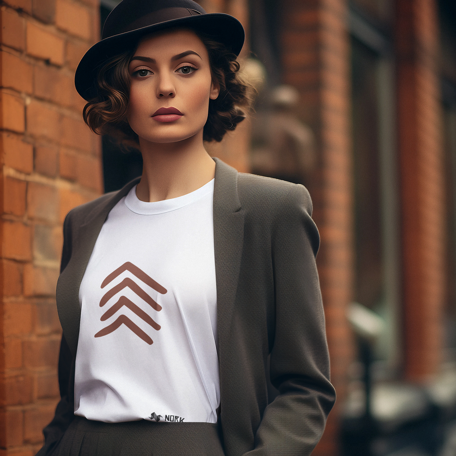 Nome do produto: Camisa Nork Rabisco Ascenção Terracota Prime