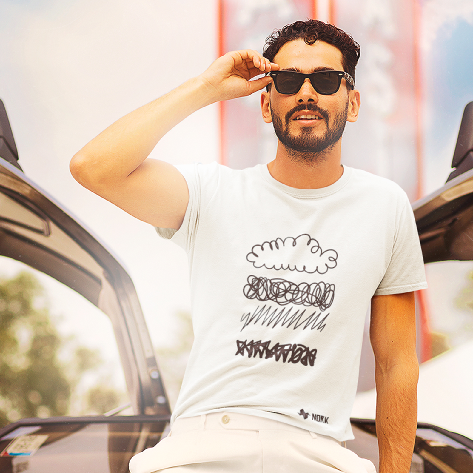 Nome do produto: Camisa Nork Rabisco Camadas de Expressão Prime