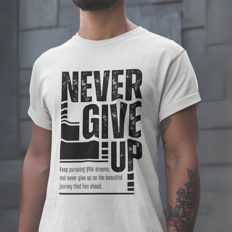 Nome do produto: Never Give Up
