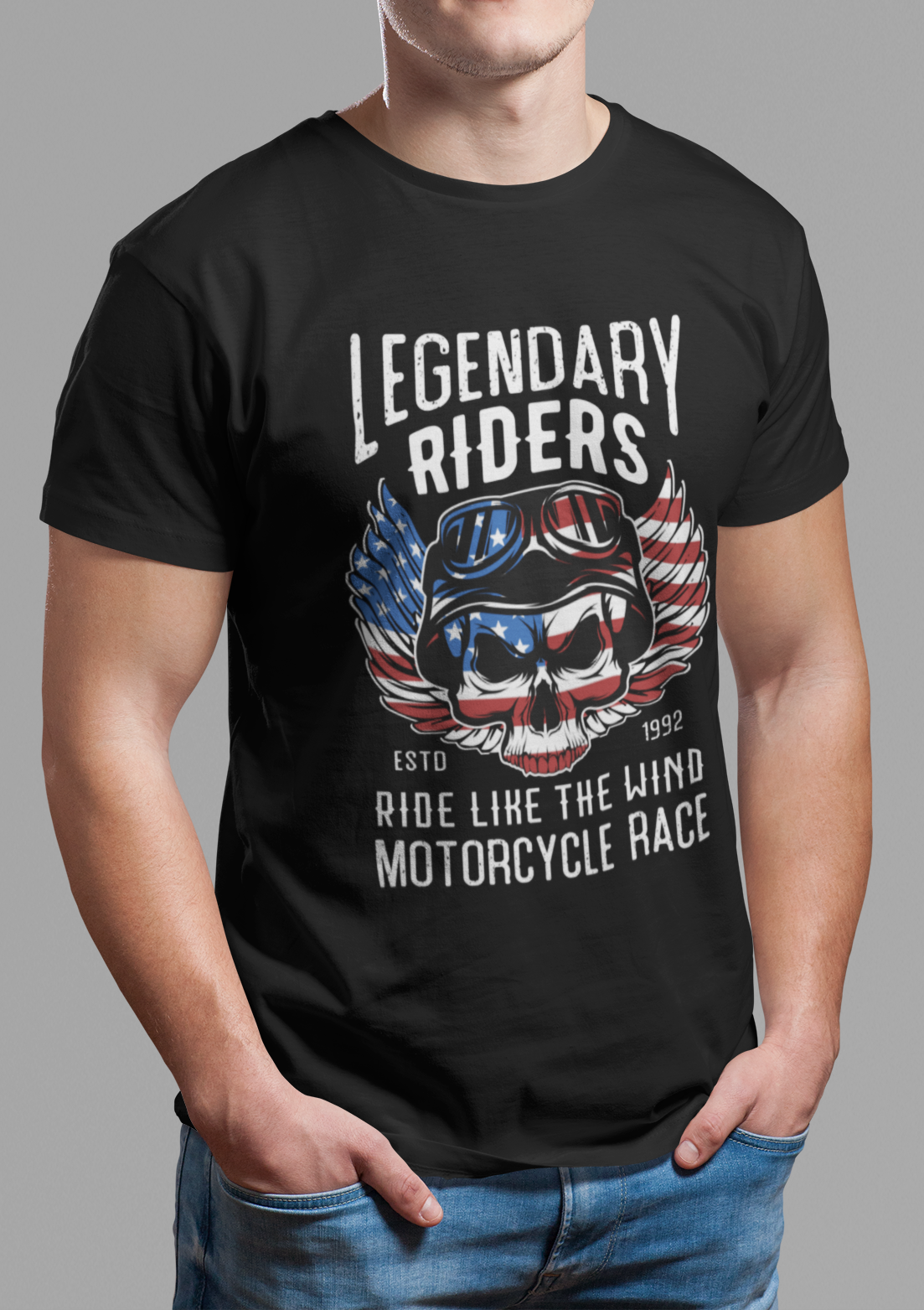 Nome do produto: CAMISETA LEGENDARY RIDERS