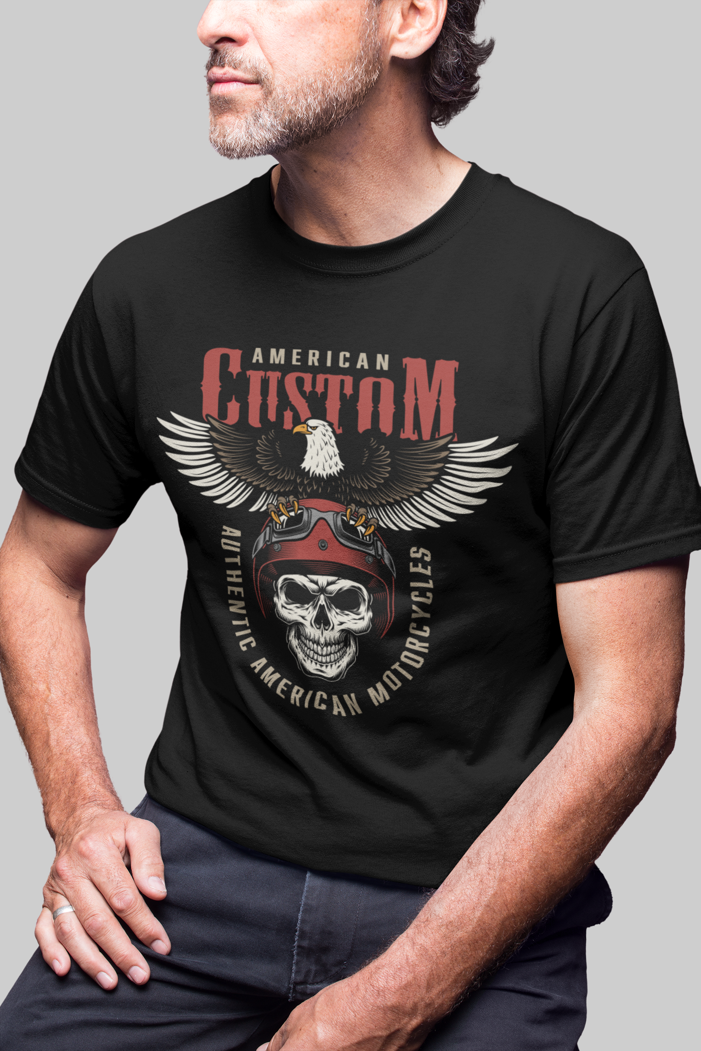 Nome do produto: CAMISETA AMERICAN CUSTOM