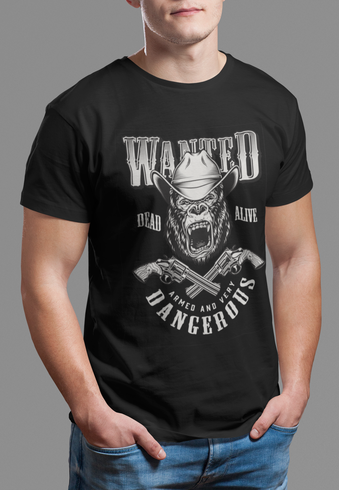 Nome do produto: CAMISETA WANTED 