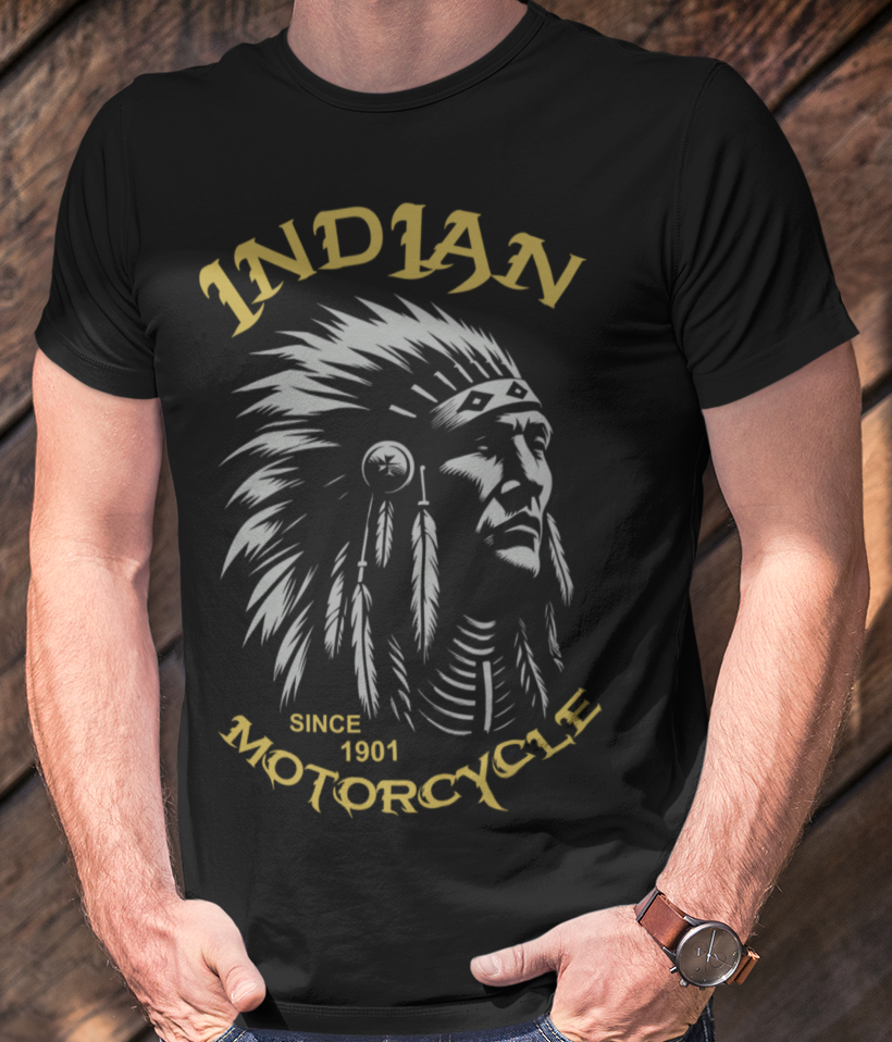 Nome do produto: CAMISETA INDIAN MOTORCYCLE