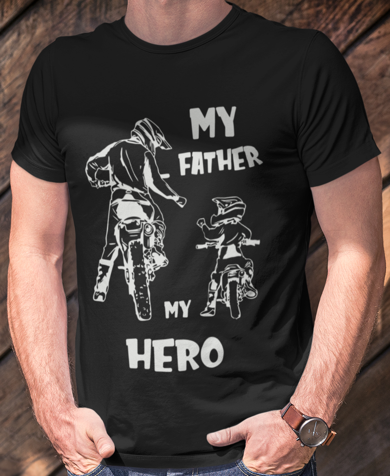 Nome do produto: CAMISETA MY FATHER MY HERO
