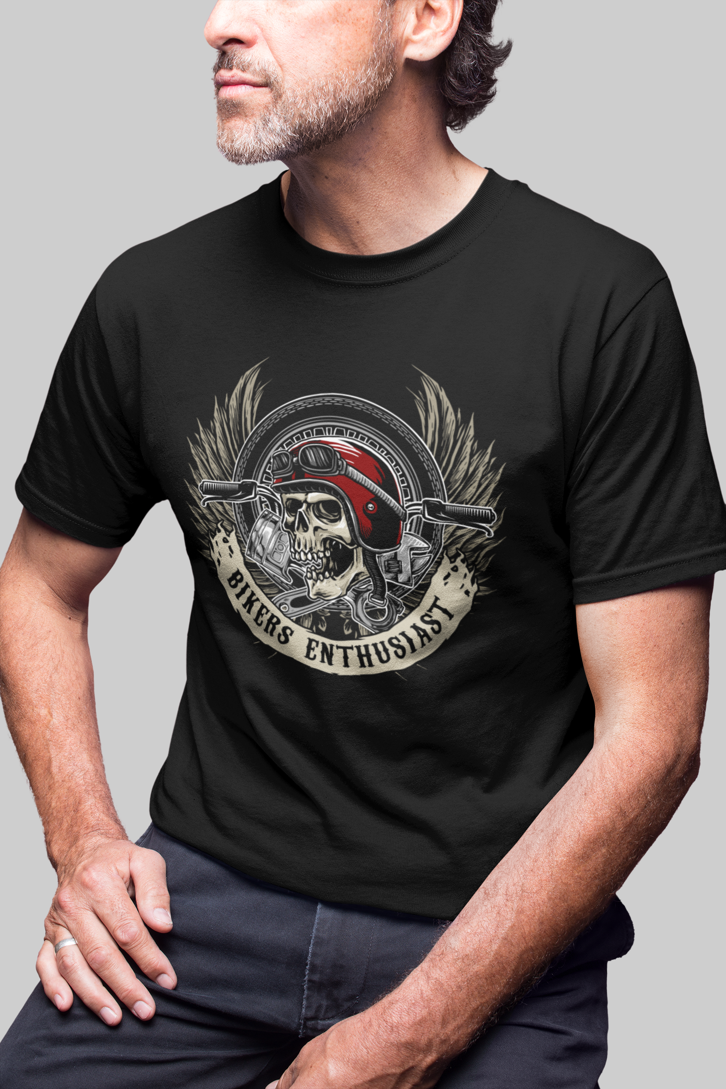 Nome do produto: CAMISETA BIKERS ENTHUSIAST