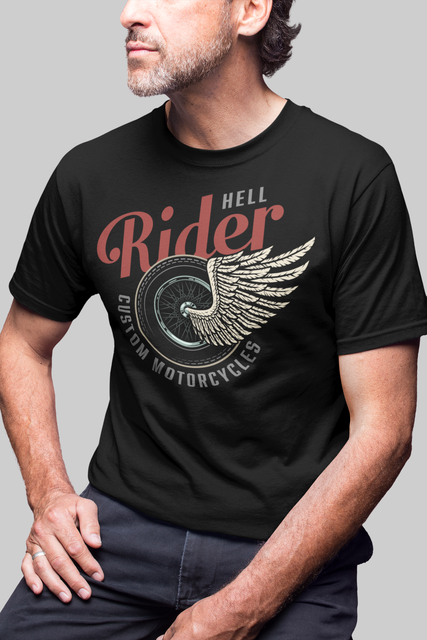 Nome do produto: CAMISETA RIDER HELL