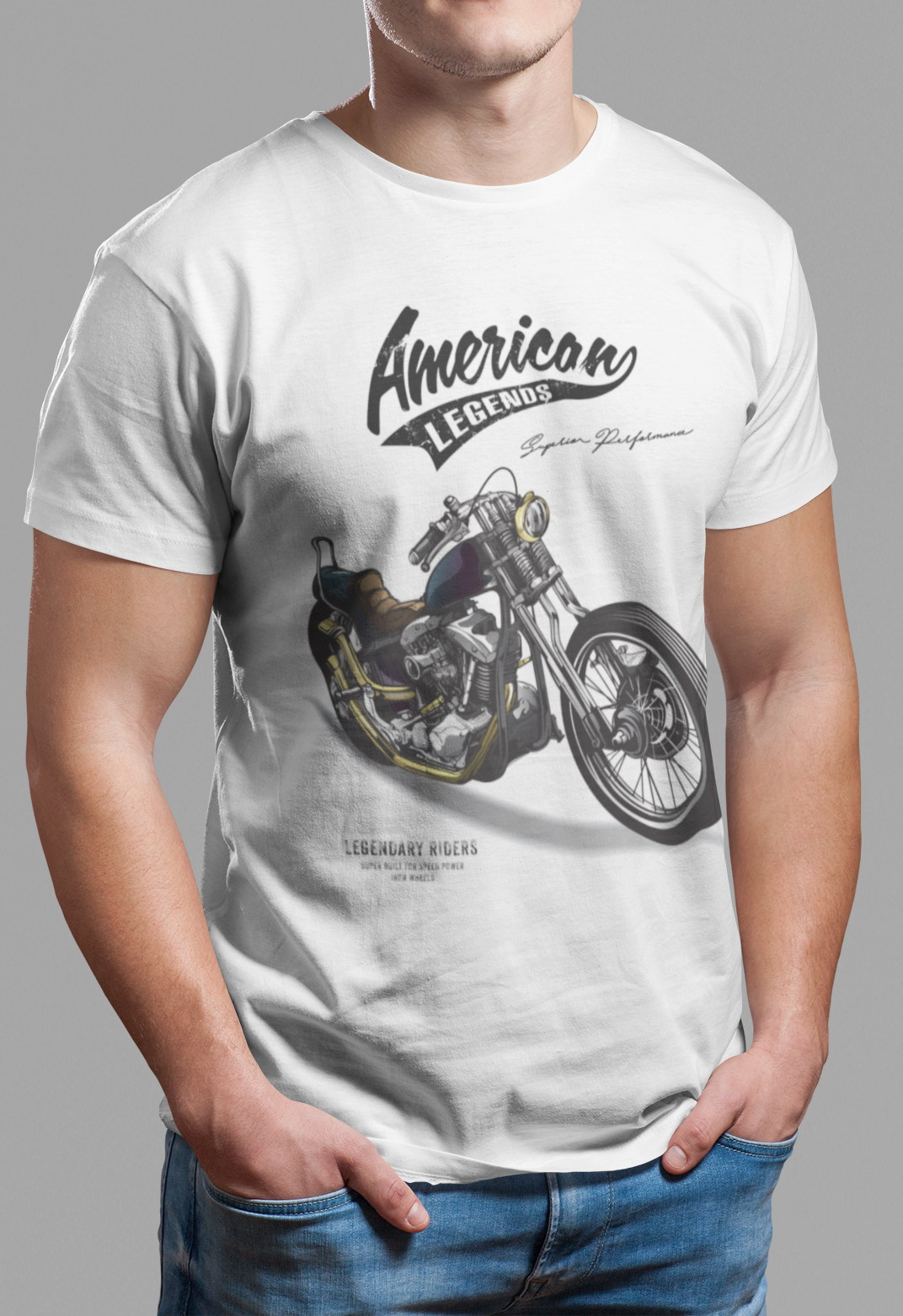 Nome do produto: CAMISETA AMERICAN LEGENDS