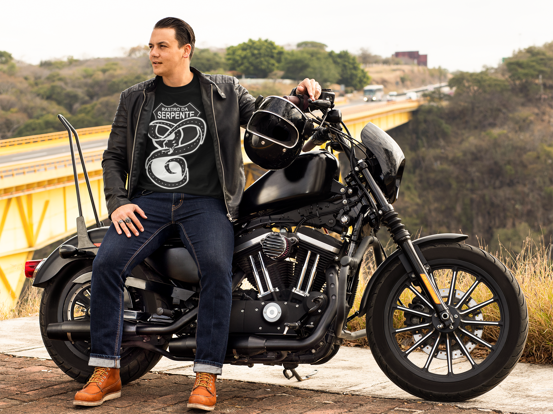 Nome do produto: CAMISETA RASTRO DA SERPENTE