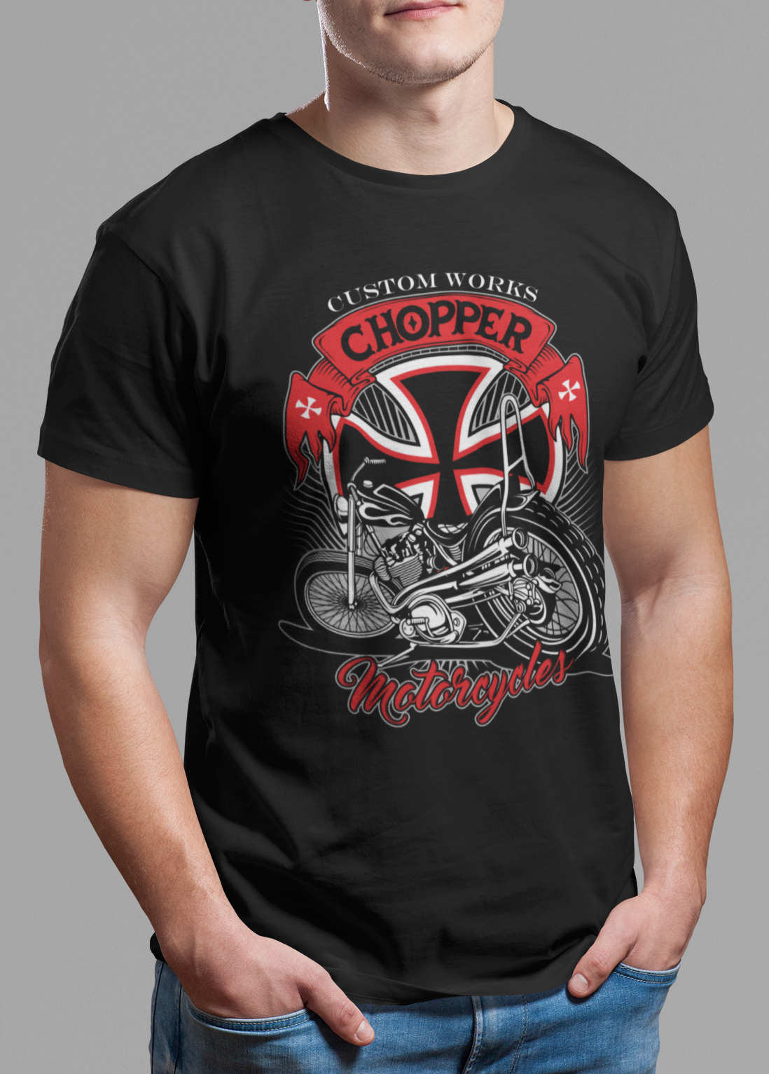 Nome do produto: CAMISETA CHOPPER MOTORCYCLES