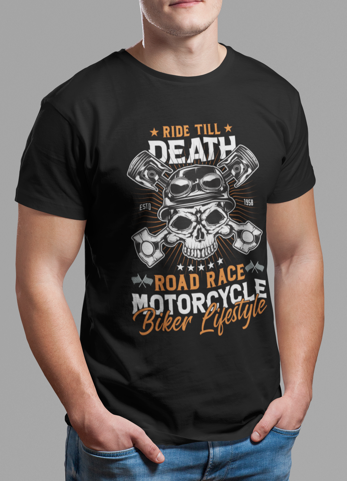 Nome do produto: CAMISETA BIKER LIFESTYLE