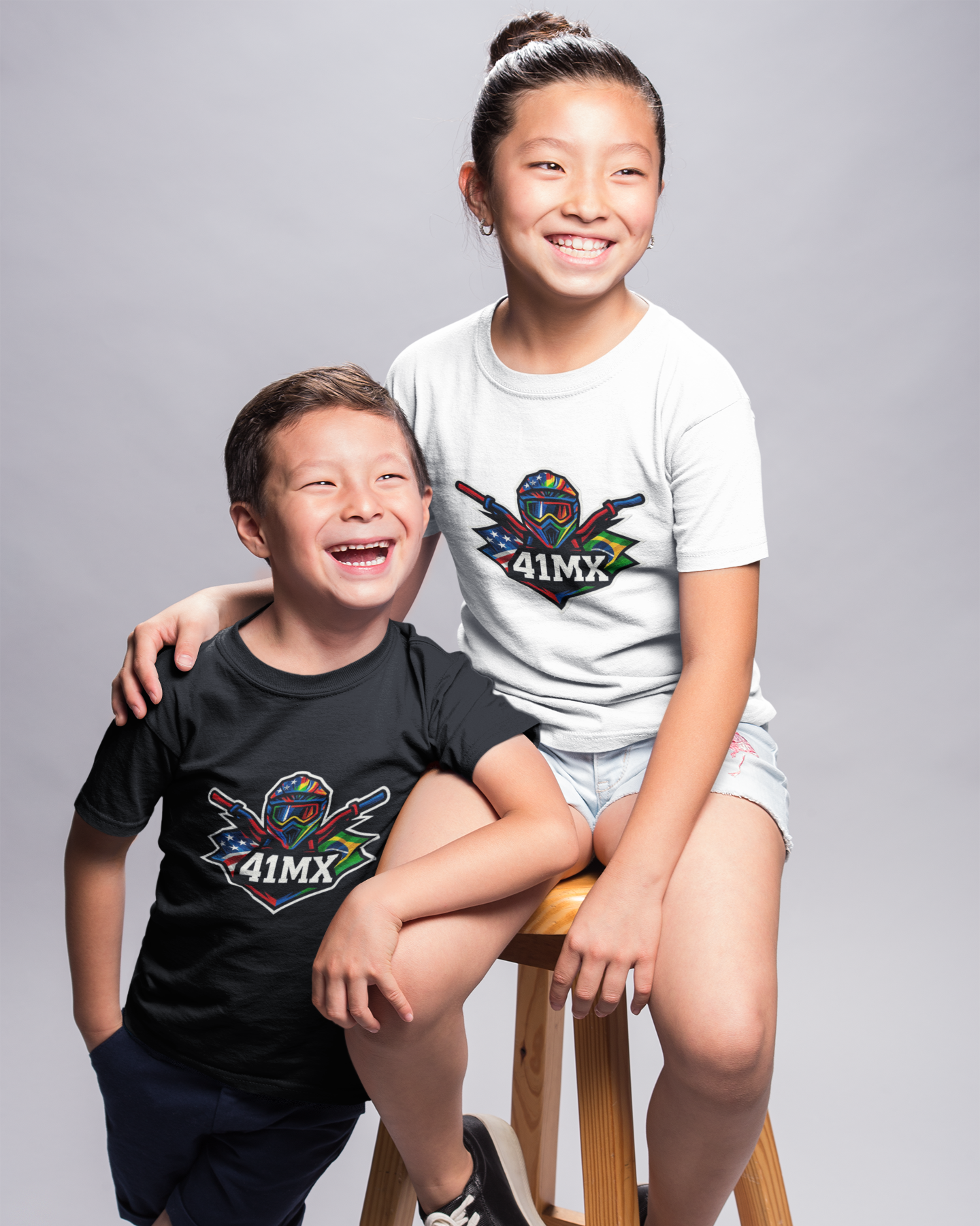 Nome do produto: Camiseta Classic Infantil 41MX -Estampada-100% Algodão – Casual e Esportiva, Várias Cores