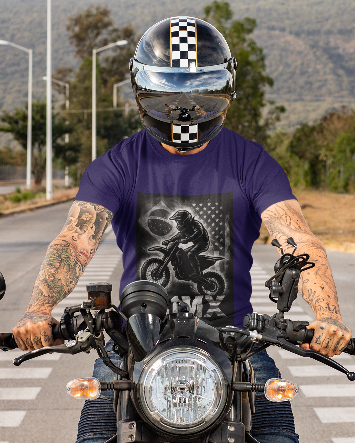 Nome do produto: Camiseta Quality 41MX UNISSEX- Estampada  Algodão Premium Estilo Motocross 00005