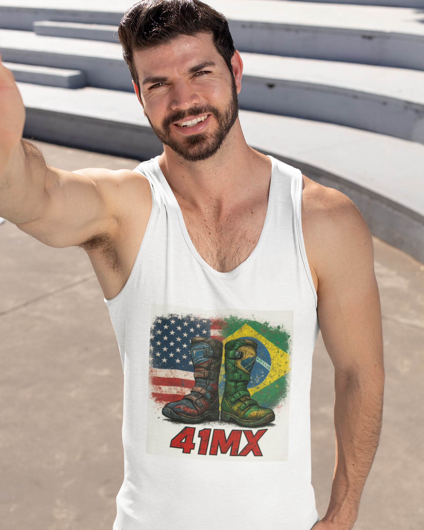 Regata Quality 41MX Masculina - Algodão Premium Estilo Esportiva 00064