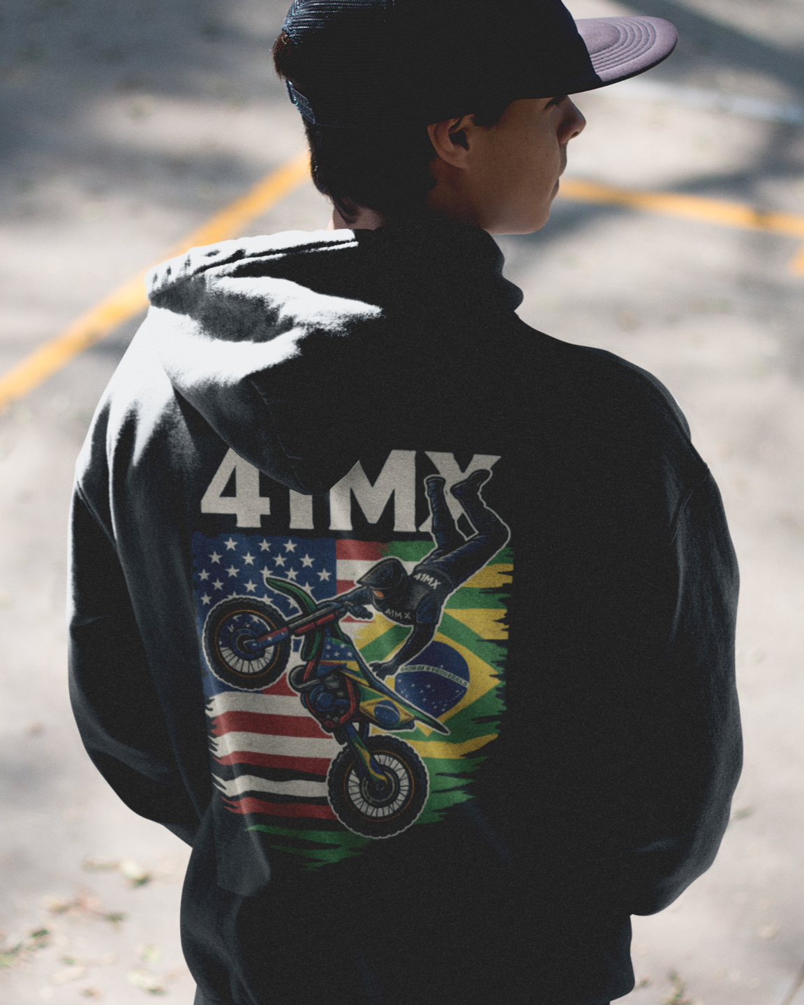 Nome do produto: Moleton com Ziper 41MX Flanelado Unissex – Várias Cores, Estilo Motocross, Casual