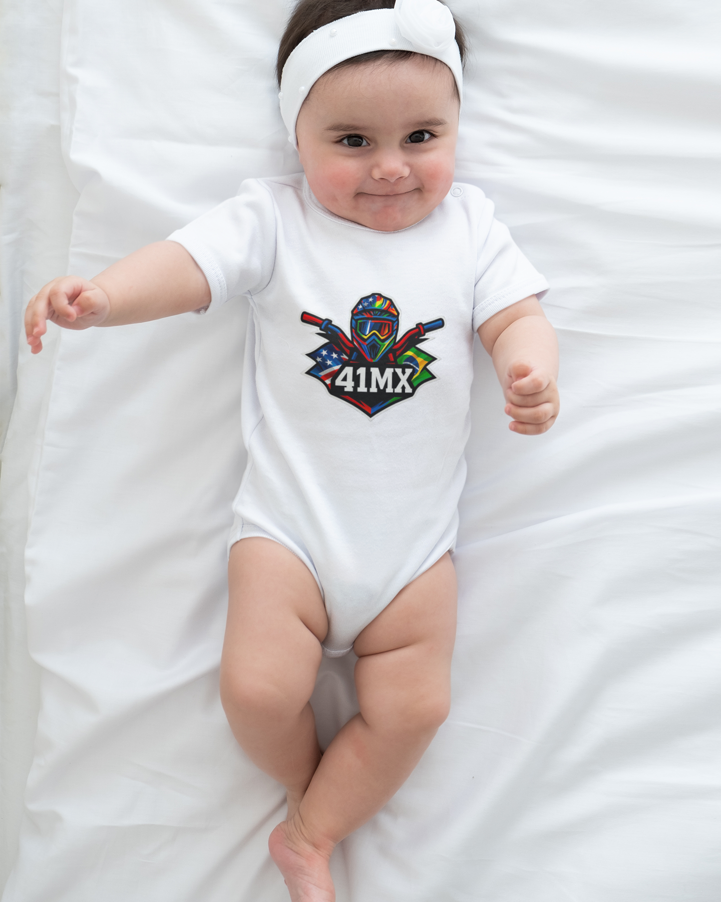 Nome do produto: BODY INFANTIL 41MX 100% Algodão – Casual e Esportiva, Várias Cores, UNISSEX