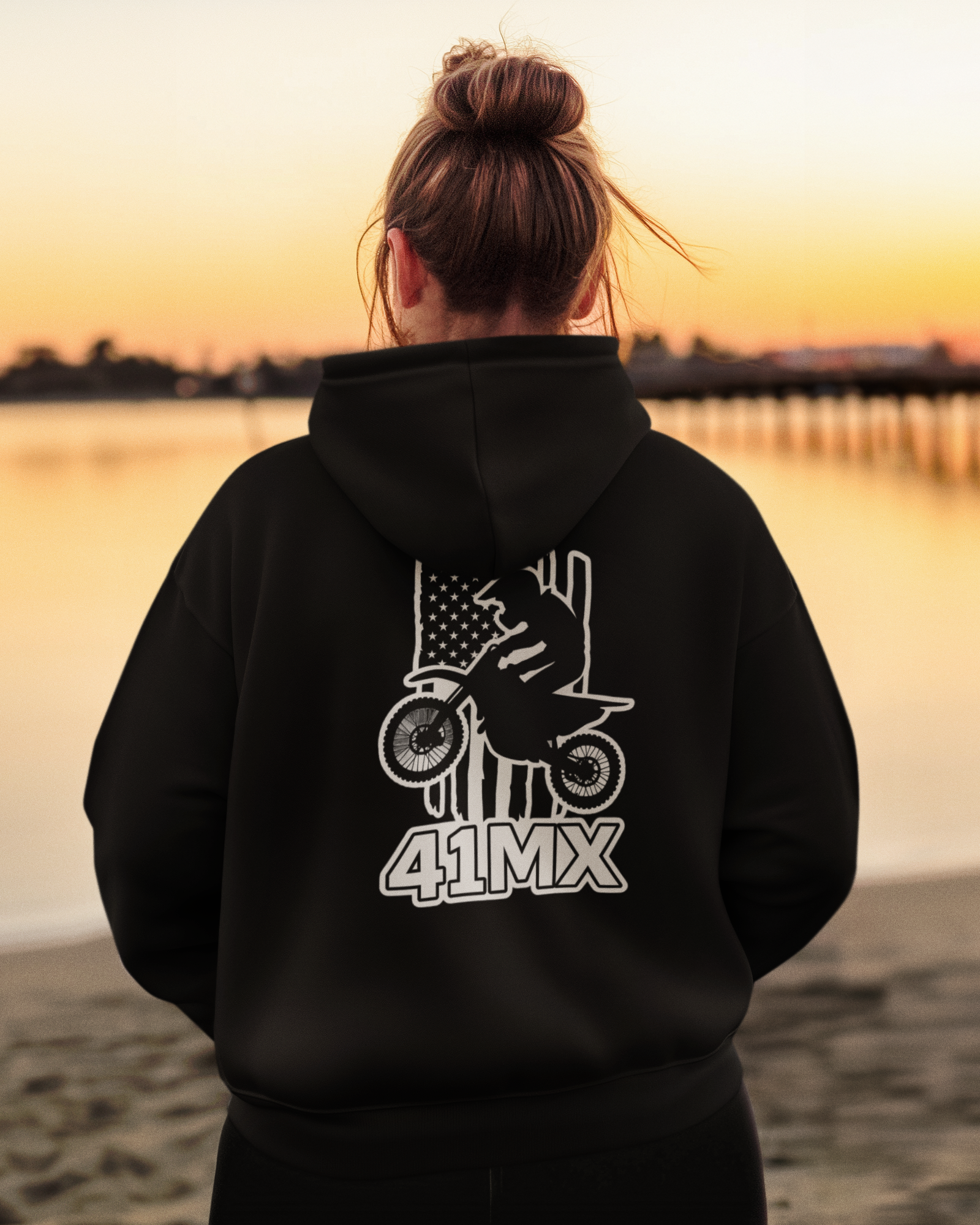 Nome do produto: Moleton com Ziper 41MX Flanelado Unissex – Várias Cores, Estilo Motocross, Casual