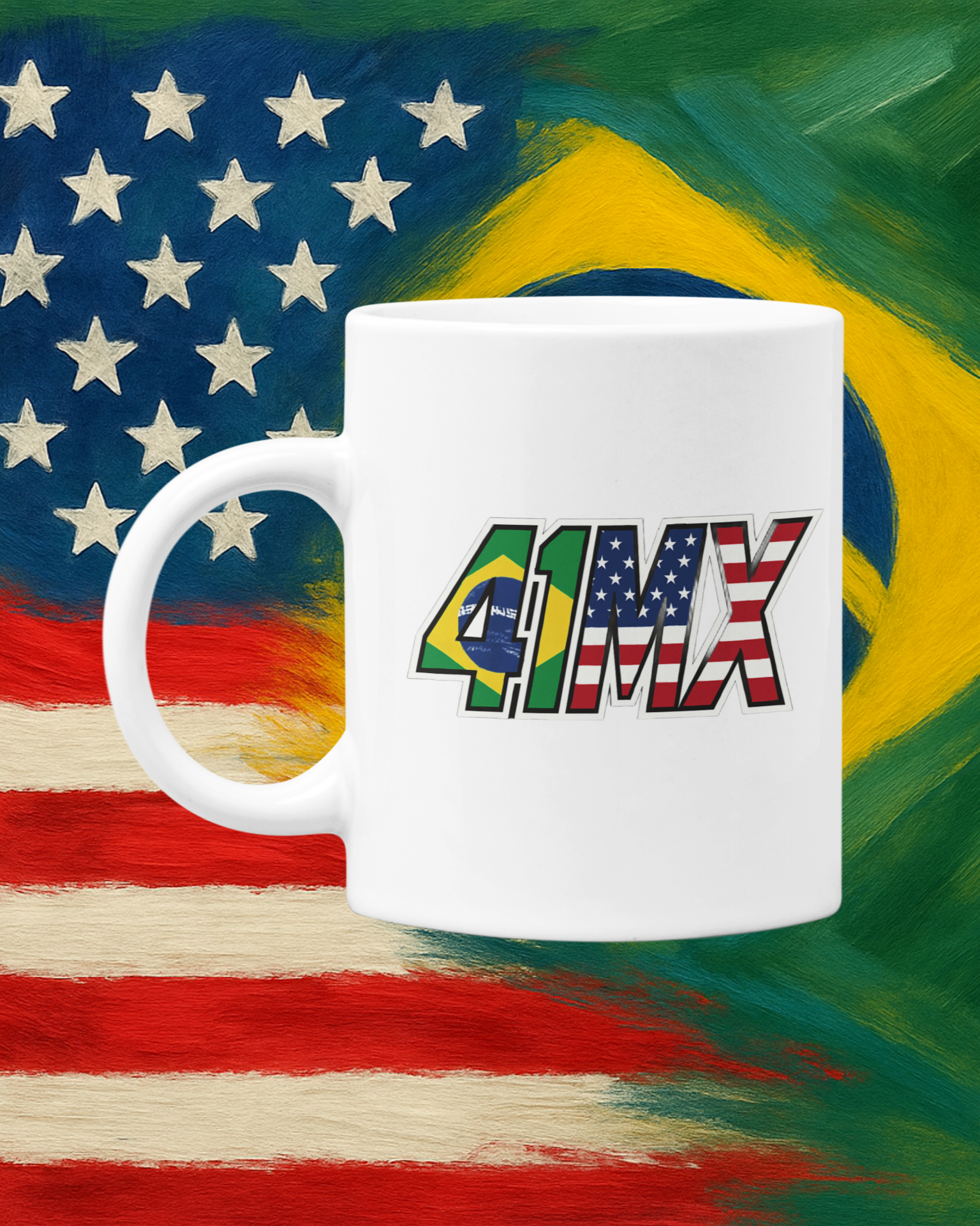 Nome do produto: Caneca 41MX em Porcelana 325ml – Branca