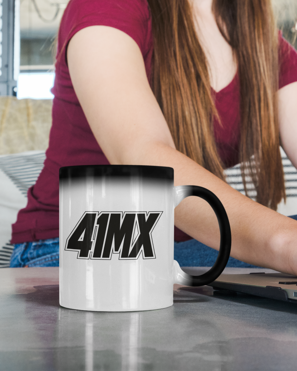 Nome do produto: Caneca Magica 41MX em Porcelana 325ml - branca