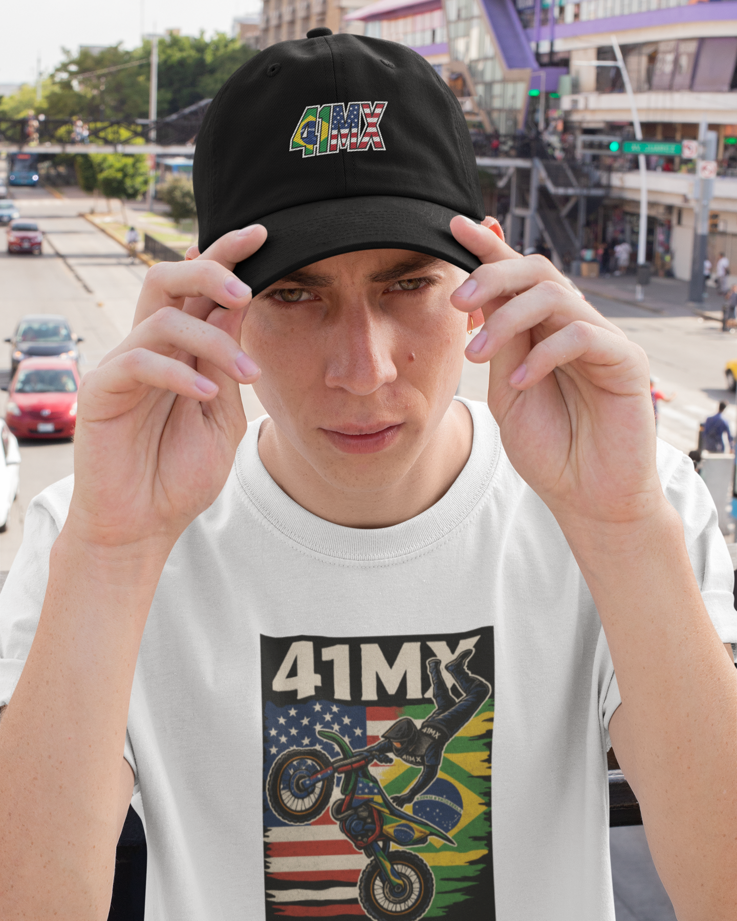 Nome do produto: Boné Prime Confort 41MX em Sarja Algodão com Aba Curva  Esportivo, Variadas Cores, Ajuste com Fivela 00102